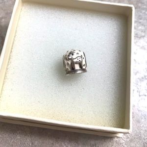 Merry Christmas Pandora Reindeer Globe Charm